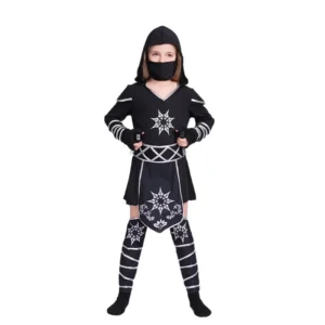 Luxe Kung Fu Costume Set for Boys with Accessories - Halloween Gift Idea