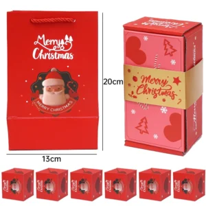 Christmas Gift Box Diy Folding Paper Boxs Money Pop Up Birthday Wedding Surprise Bounce Boxs Explosion Red Envelope Gift Box Set