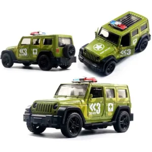 Toy Police Car Fire Truck Public Security Car Children's Toys Sound Light Alloy
