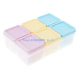 Efficient Safe Snacks Box With 6 Divided Sections Leakproof Silicone Holders