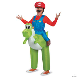 Disguise Boy's Super Mario Bros Mario Riding Yoshi Inflatable Costume