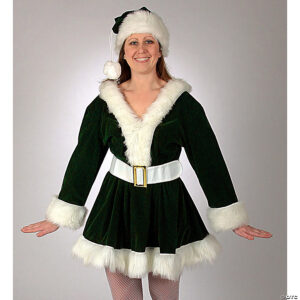 adult-women-s-green-velvet-perky-pixie-mrs-clause-dress-costume-largeae7204glg.jpg Adult Women’s Green Velvet Perky Pixie Mrs. Clause Dress Costume - Large