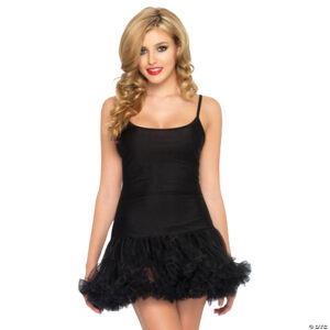 Women's Black Petticoat Dress Costume Leg Avenue